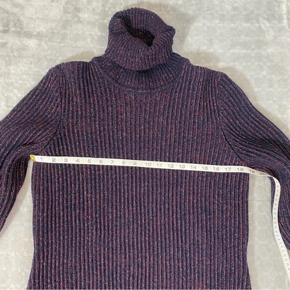 CHANEL DRESSES Roll Neck Sweater Dress Cashmere Blend Size 46 FRANCE